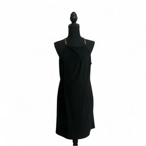 Laundry By Shelli Segal Black One Shoulder Dress